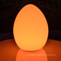 led decorative lamp color changing USB rechargeable egg lights table lamps size